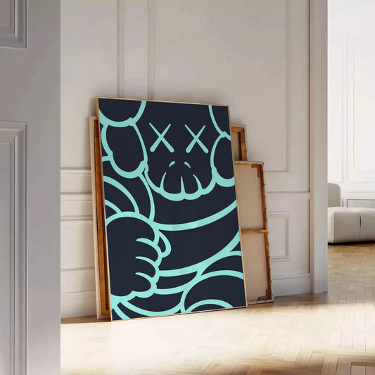 wild energy Hyperbeast black blue poster perfect space dynamic statement unique artwork ideal gift enthusiasts bold wall art frame style